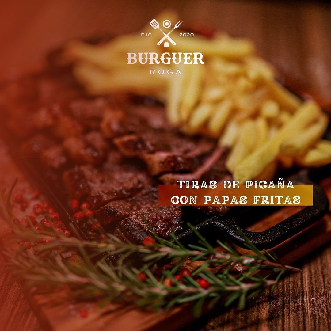 Cortes a la parrilla en Burguer Roga